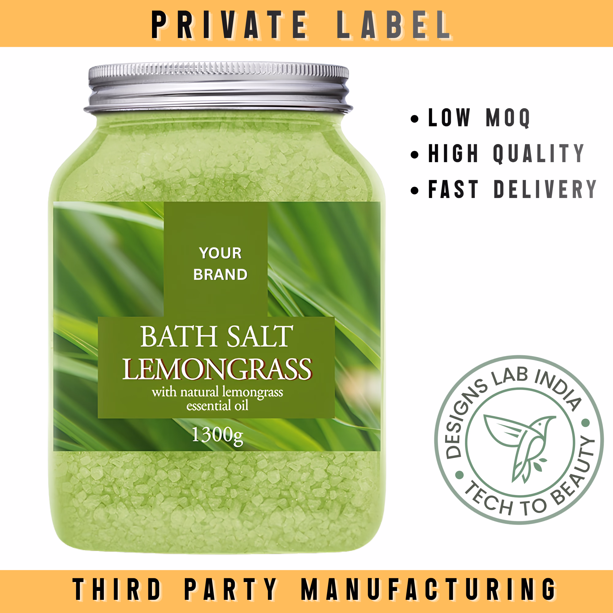 Lemongrass Bath Salts